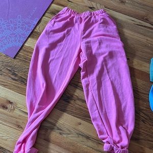 Adika hot pink sweatpants size small never worn